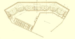 Floor plan of the Mellemfort