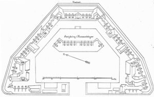 Floorplan of the Trekroner Naval Fort